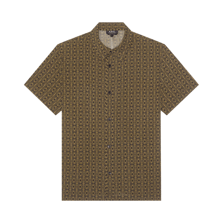 A.P.C. Leandre Short-Sleeve Shirt "Tobacco"