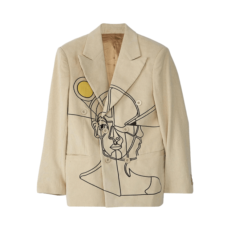 KidSuper How To Find An Idea Poster Suit Top "Natural"