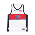 Nike SB Team USA Dri-FIT ADV Sleeveless Skate Jersey "White/Sport Red/Obsidian/Black"