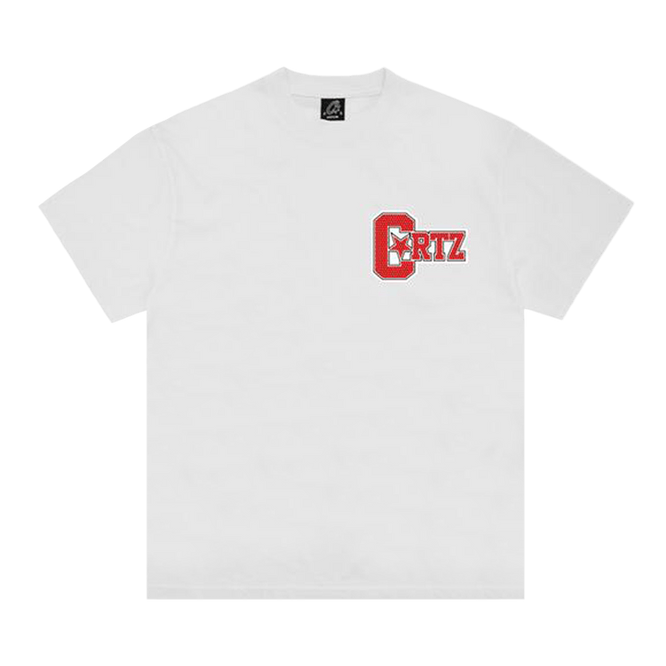 Corteiz CRTZ Star Mesh Tee *New Blank* "White/Red"