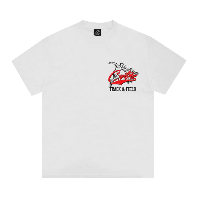 Corteiz Track And Field Tee *New Blank* "White"