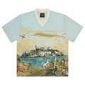 Corteiz Narnia Football Jersey "Blue/Cream"