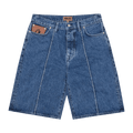 Corteiz C-Star Denim Shorts "Faded Blue"