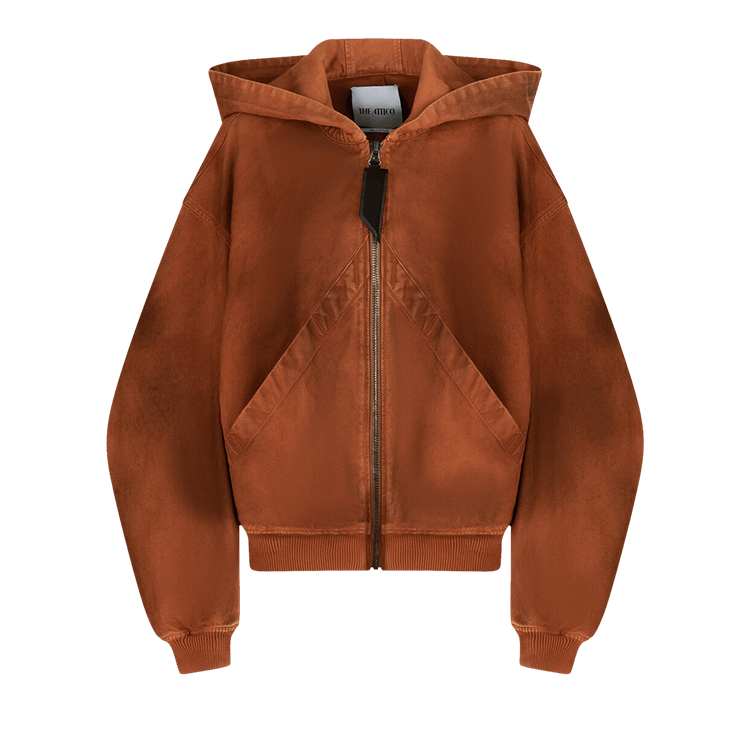 The Attico Short Coat "Tobacco/Brown"