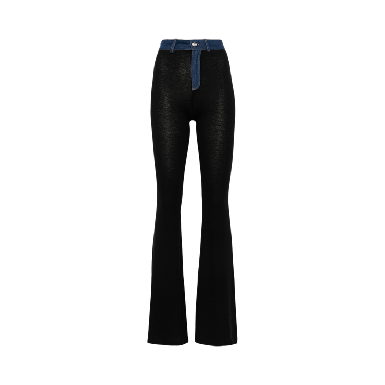 Coperni Second Skin Rib Denim Pants "Black"