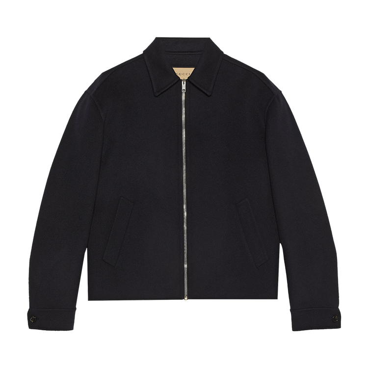 Gucci Double Faced Wool Jacket "Ink"