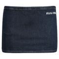 Miu Miu Denim Mini Skirt "Blue"