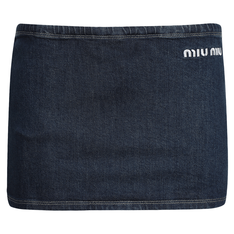 Miu Miu Denim Mini Skirt "Blue"