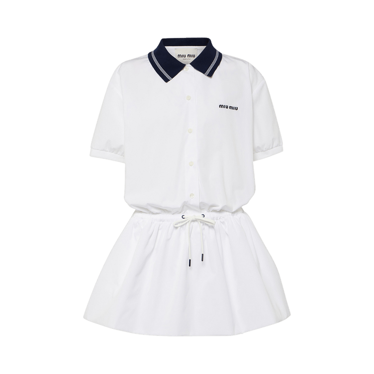 Miu Miu Polo Dress "White"