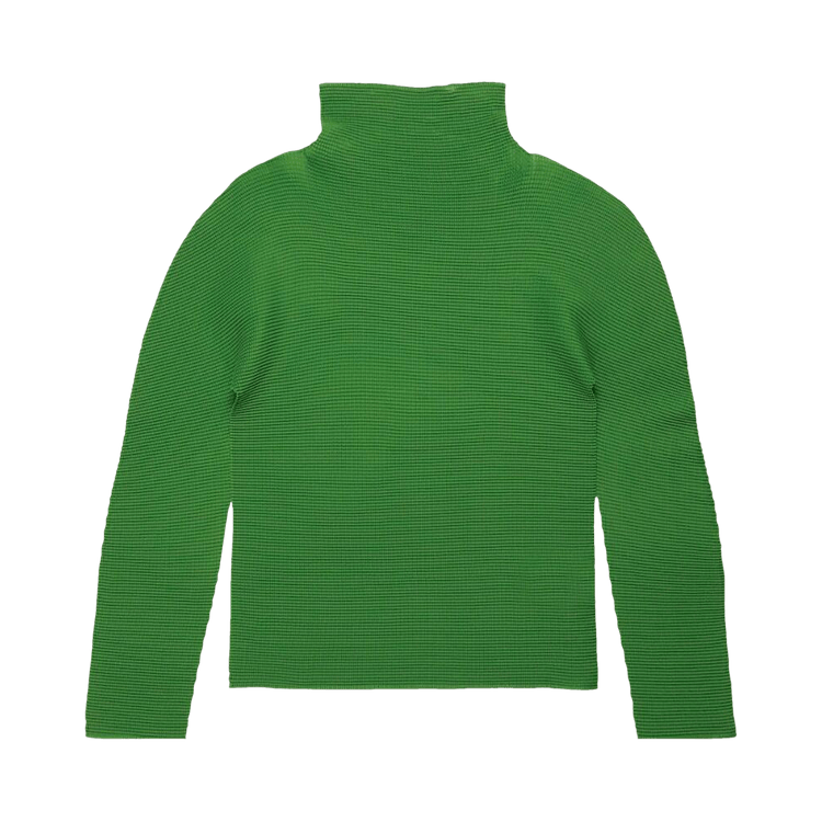 Issey Miyake Stretch Pleats Top "Green"