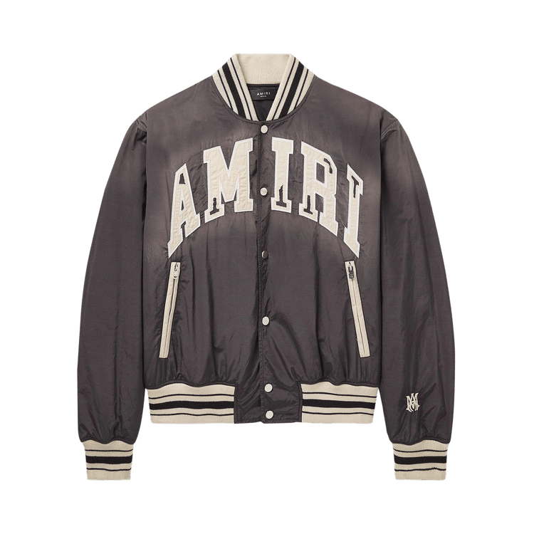 Amiri Sun Faded Bomber "Black"