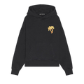 Palm Angels Burning Palm Hoodie "Black/Gold"