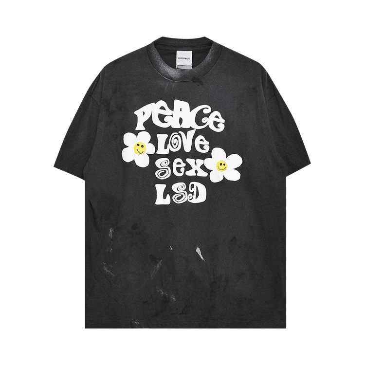 READYMADE Peace Short-Sleeve T-Shirt "Black"