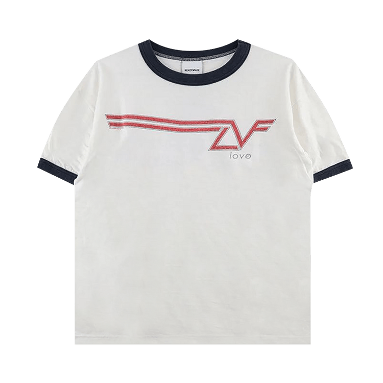 READYMADE Ringer Short-Sleeve T-Shirt "White"