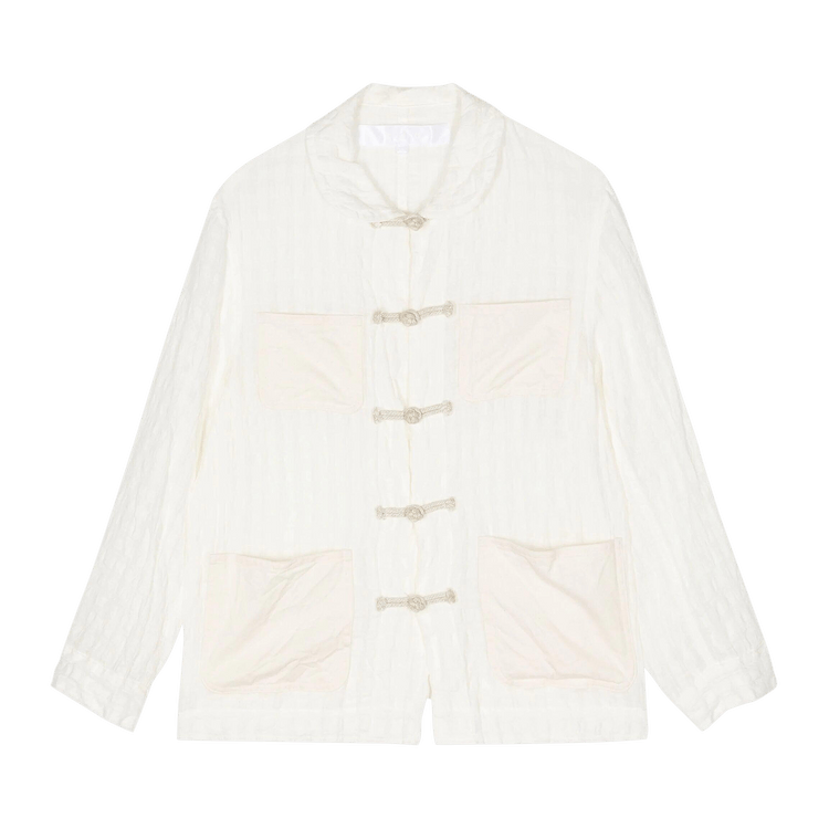 Tao Comme des Garçons Linen Jacket "White Natural"