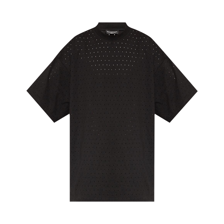 Balenciaga Perforated T-Shirt "Black"