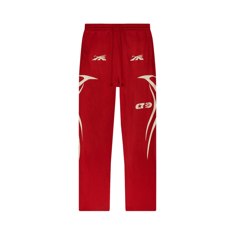 Hellstar Sports Double Hit Logo Sweatpant "Red"
