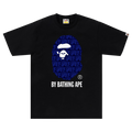 BAPE Logo Monogram By Bathing Ape Tee "Black/Navy"