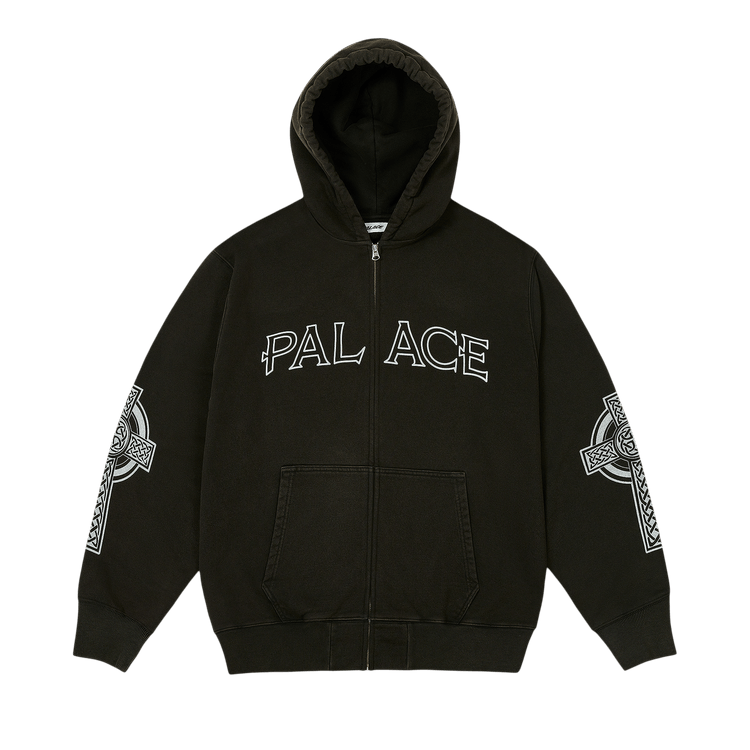 Palace Celtic Zip Hood "Black"