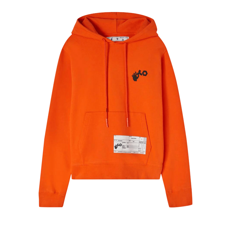 Off-White x Teenage Engineering Crossover Logo Hoodie "Orange"