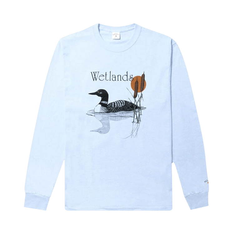 Noah Wetlands Long-Sleeve T-Shirt "Blue"
