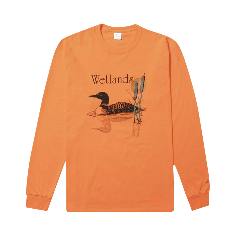 Noah Wetlands Long-Sleeve T-Shirt "Orange"