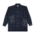 Saintwoods Contrast Stich Flannel Shirt "Multicolor"