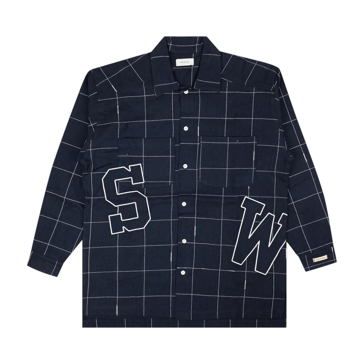 Saintwoods Contrast Stich Flannel Shirt "Multicolor"