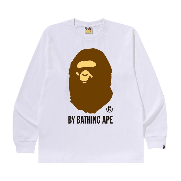 BAPE By Bathing Ape Long-Sleeve Tee "White"