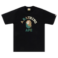 BAPE Tie Dye College Tee "Black/Beige"