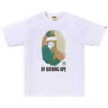 BAPE Tie Dye By Bathing Ape Tee "White/Beige"