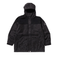 BAPE Solid Camo Jacquard Long Coat "Black"