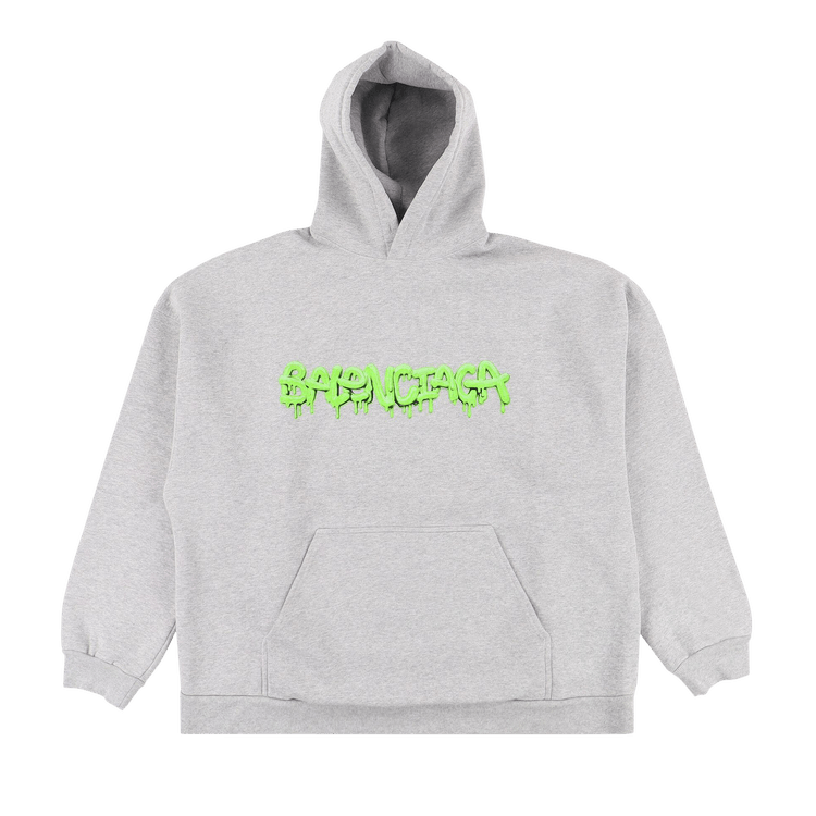Balenciaga Slime Logo Hoodie "Grey"