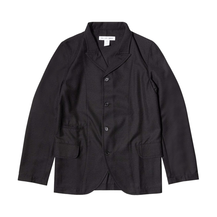Comme des Garçons SHIRT Peaked Lapel Blazer "Black"