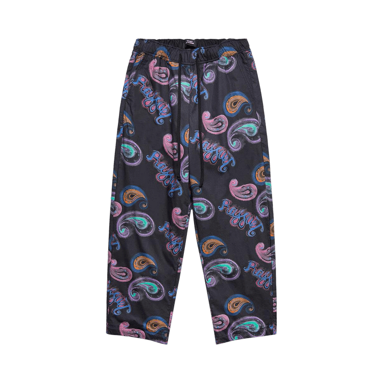 Rassvet Paisley Vacation Trousers "Black"