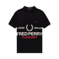 Fred Perry x Pleasures Logo Polo "Black"