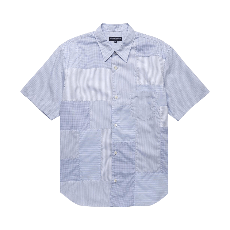 Comme des Garçons Homme Plus Check Mix Shirt "Sax"