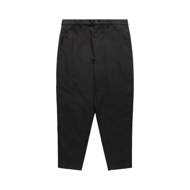 Comme des Garçons SHIRT Gabardine Panelled Pants "Black"
