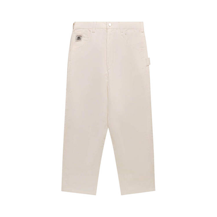 Bode Herringbone Knolly Brook Trouser "White"
