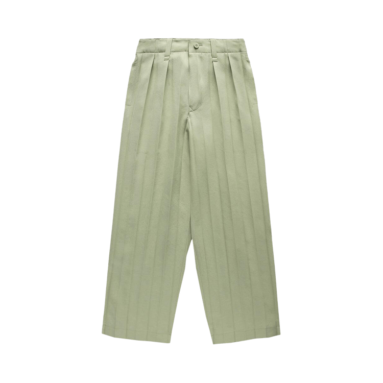 Homme Plissé Issey Miyake Edge Ensemble Pants "Light Jade Green"