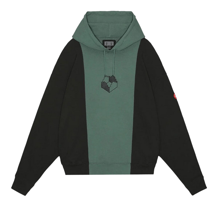 Cav Empt Paneled Two Tone Hoodie "Green"