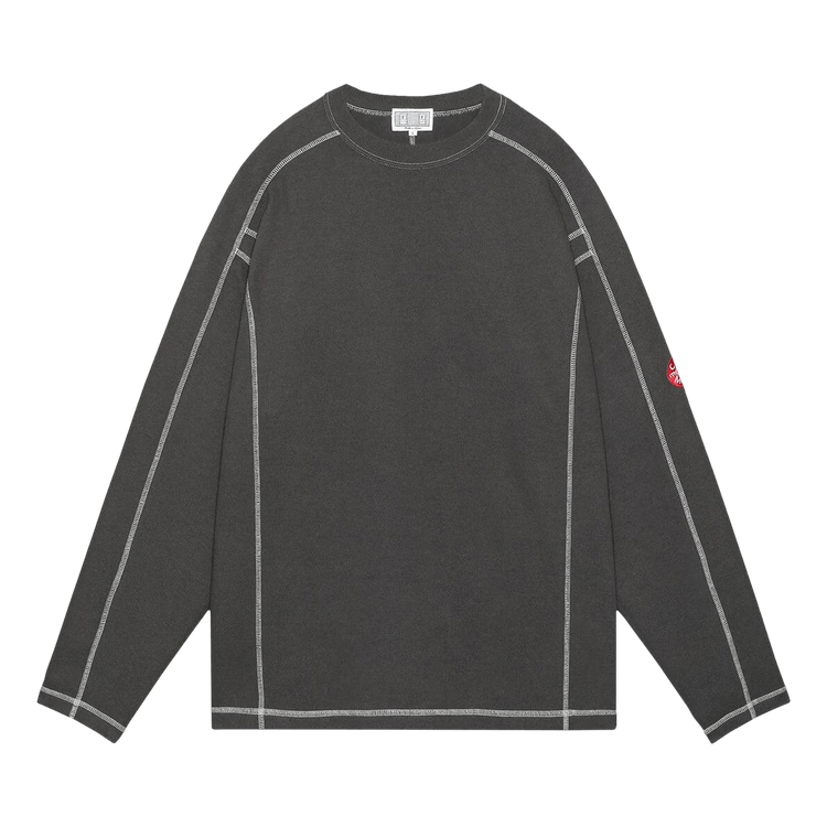 Cav Empt Crewneck Double Knit Long-Sleeve T-Shirt "Charcoal"