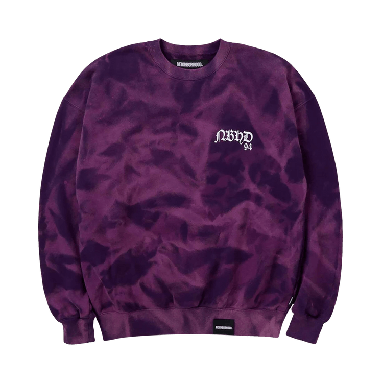 Neighborhood Tie Dye Sweatshirt "Purple"