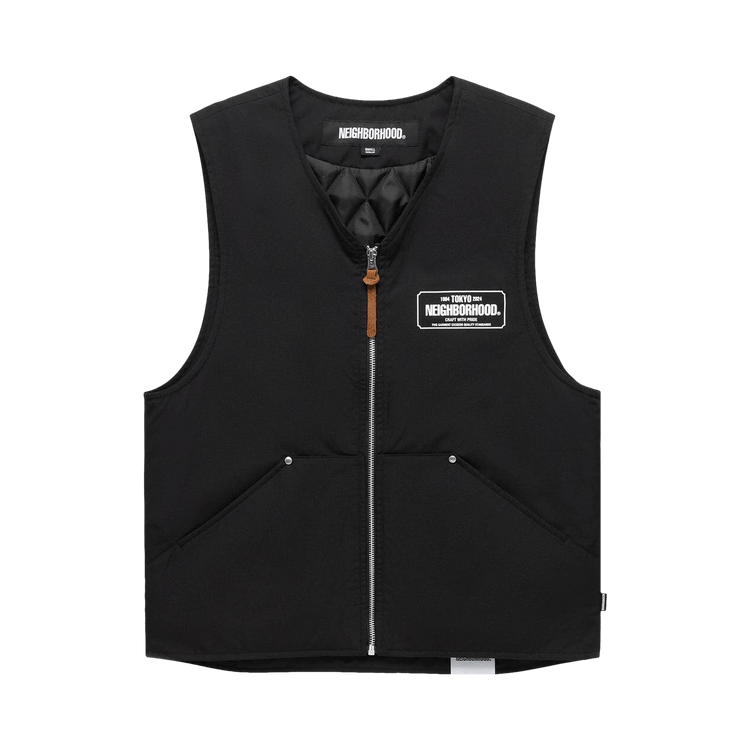 Neighborhood Padded Work Vest "Black"