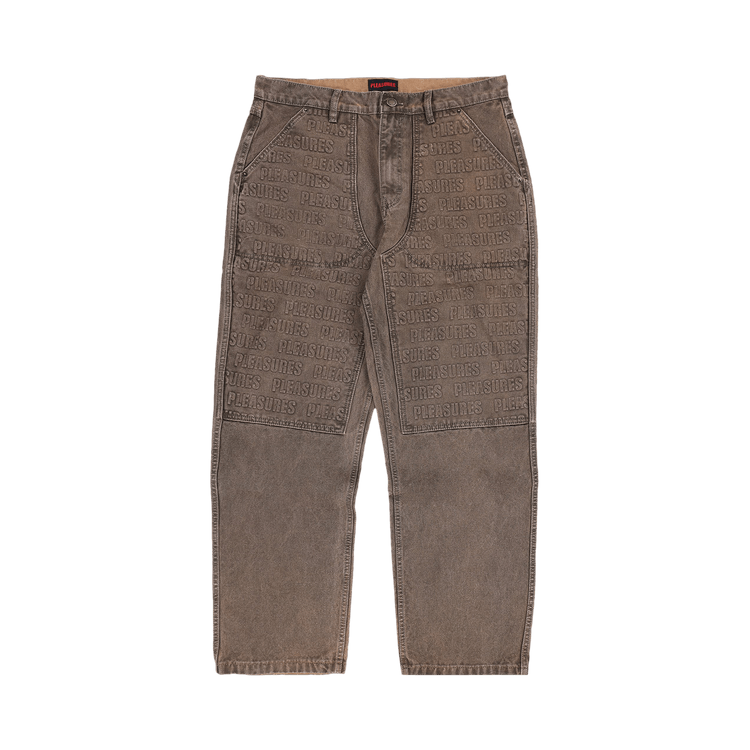 Pleasures Impact Double Knee Pants "Brown"