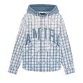 Amiri Hooded Overshirt "Cerulean"
