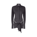 The Attico Midi One Piece Dress "Black"
