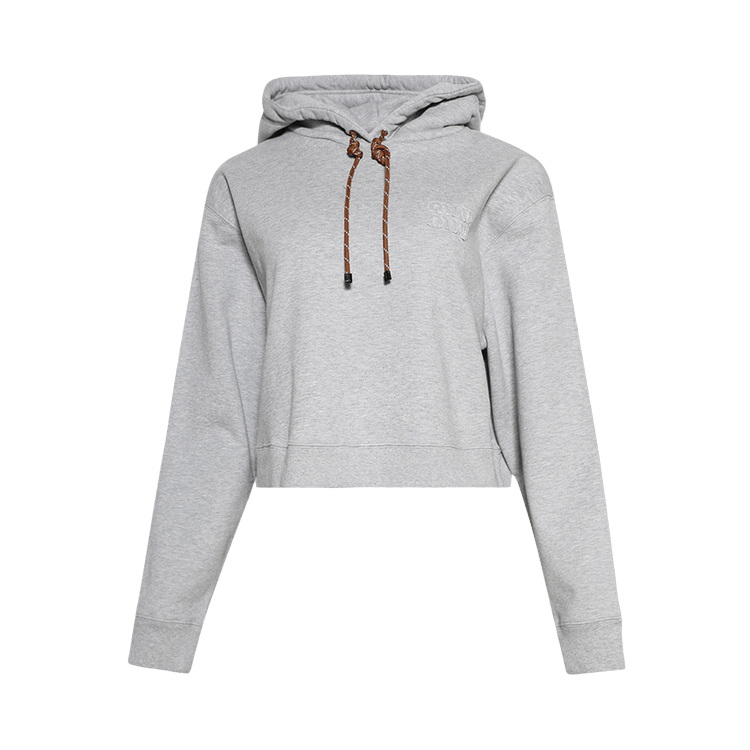 Miu Miu Logo Hoodie "Grey"