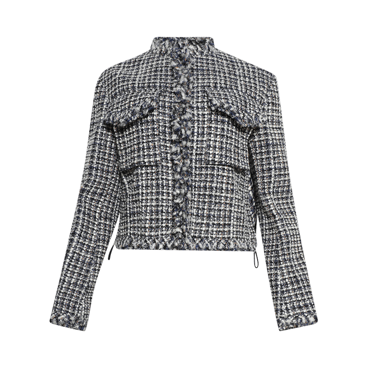 Sacai Tweed Jacket "Off White/Blue"