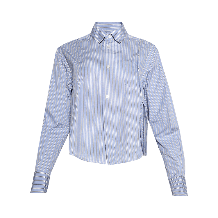 Sacai Poplin Shirt "Light Blue Stripes"